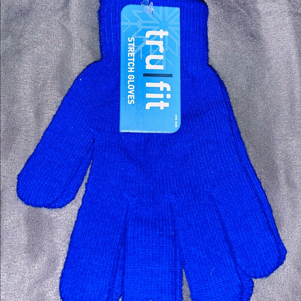 Tru Fit. One size fits most Stretch Gloves NWT